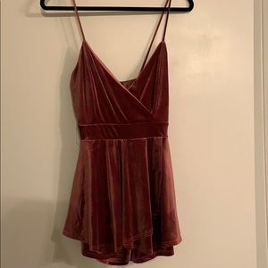 Brand New Velvet Romper